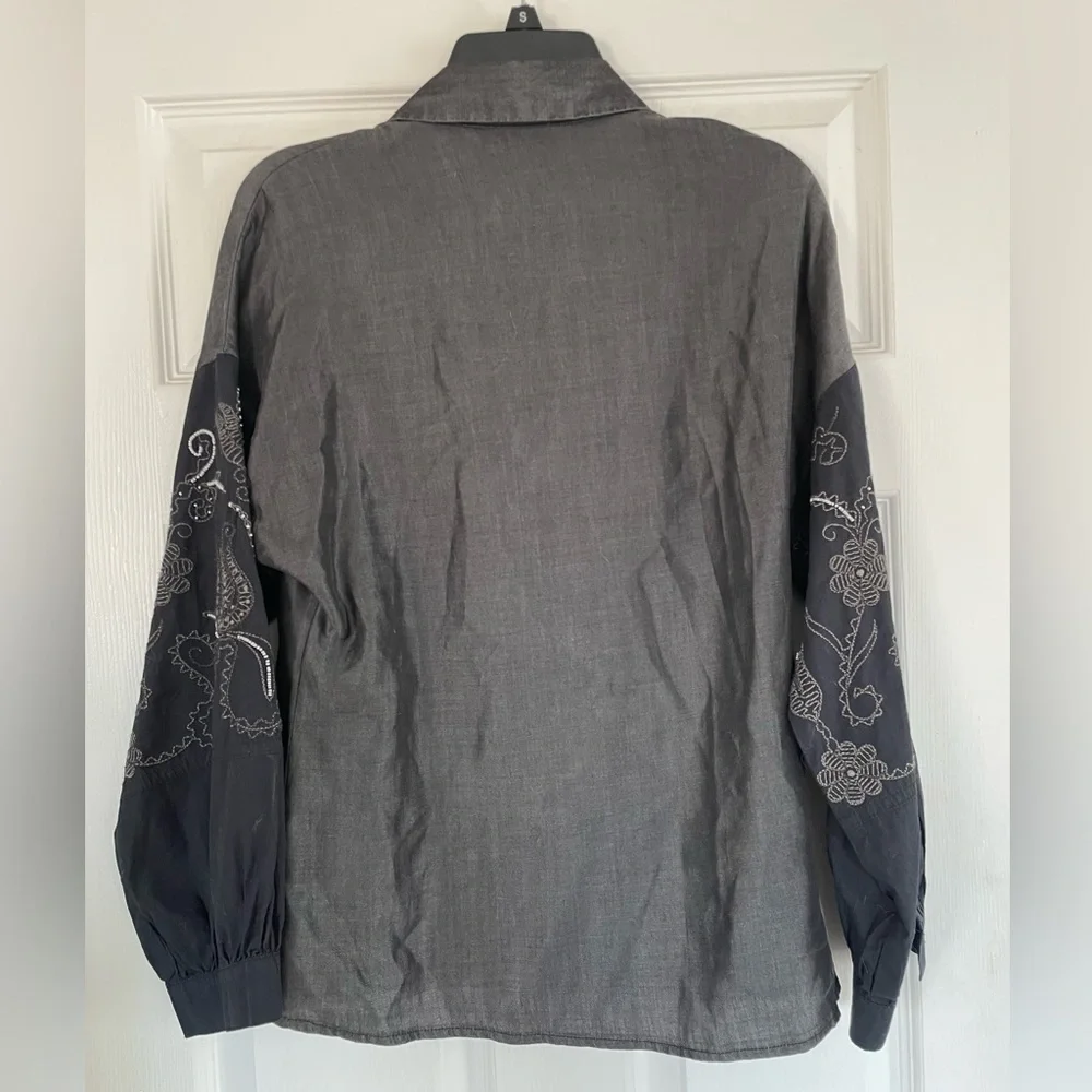 Shimmery Button Up - Picture 2 of 2